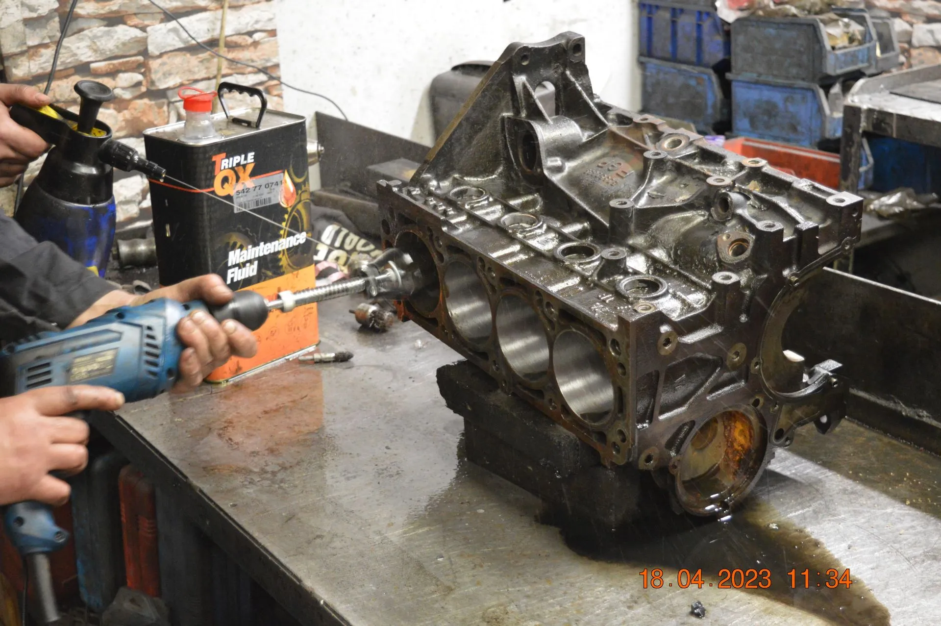 Engine rebuild photo